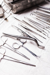 Vintage dental instruments