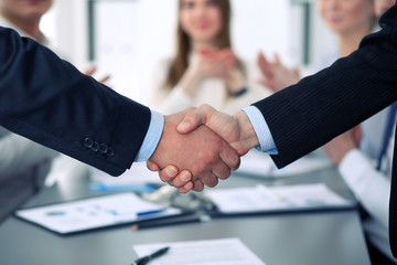 Business handshake