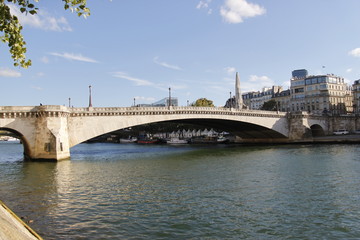Pont de la Tournelle sur la Seine &agrave; Paris	