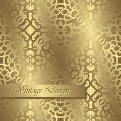 Template of seamless wallpaper. Vintage design