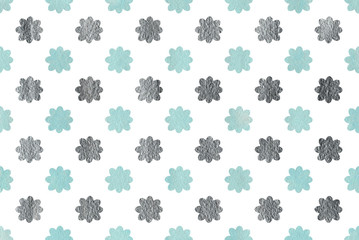 Watercolor flowers pattern.