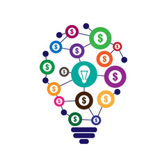 Crowdfunding concept illustration