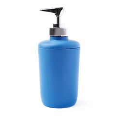 Bottle of liquid soap isolated over the white background