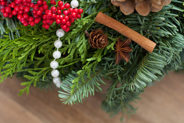 christmas decoration bouquet