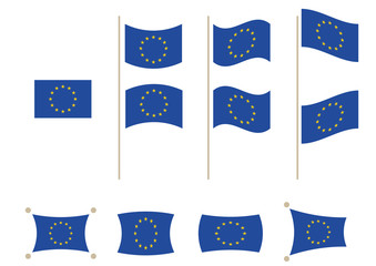 National Flag of X in different shapes