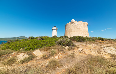 Fototapeta na wymiar lighthouse and tower