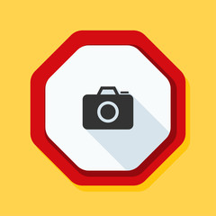 No photography allowed sign