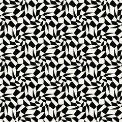 Abstract geometric black and white graphic tiles unique pattern