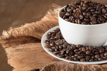 Geröstete Kaffeebohnen