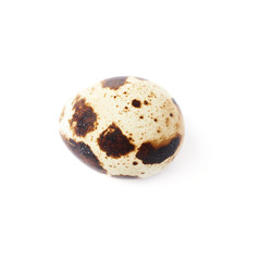 Quail egg isolated over white background