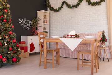 Obraz premium Christmas time at home