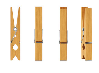 Retro Wood Pegs