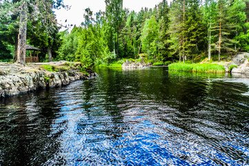 River in the wood, Karelia, Russia