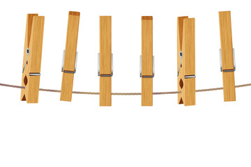 Retro Wood Pegs