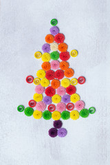 Christmas tree quilling