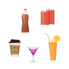 Drink and beverage set