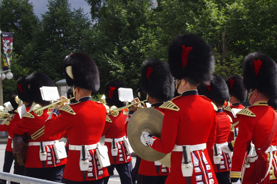 Canadian RCMP marching band