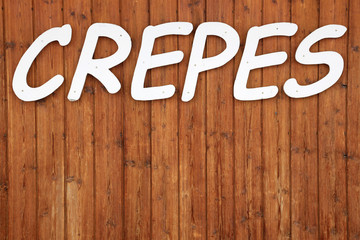 Crêpes.