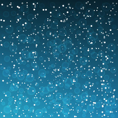 Falling snow background. vector illustration