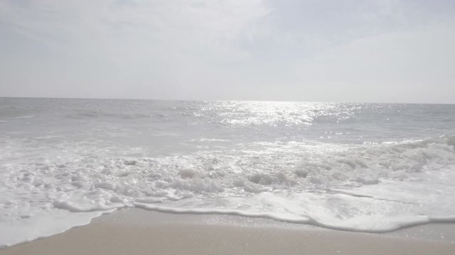 Atlantic coast. Video recorded on a Sony camera (S-Log20. S-Log2 is a gamma curve that keeps the image flat for grading. Sony claims it has 1300% more dynamic range (15.3 stops of DR)