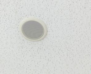 Speaker on the ceiling