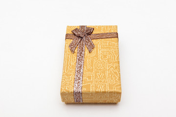christmas gift box on white backgrounds