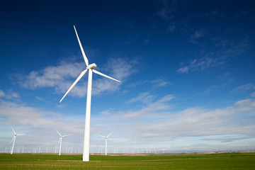 Fototapeta premium Wind energy concept