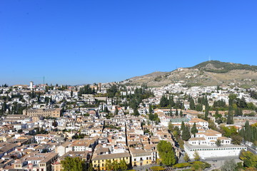 Fototapeta na wymiar Albaicin Granada Andalusien