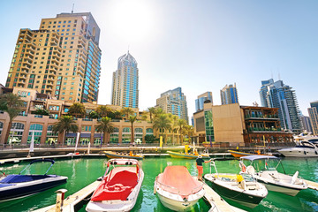 Naklejka premium Dubai Marina