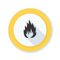 Flammable danger sign