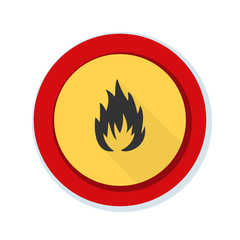 Flammable danger sign