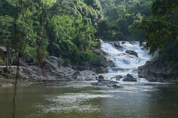 Naklejka na ściany i meble waterfall in the national park Vietnam