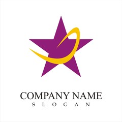 Obraz premium abstract star logo template