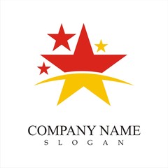 Obraz premium abstract star logo template