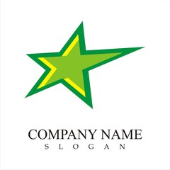 Obraz premium abstract star logo template