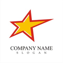 Obraz premium abstract star logo template