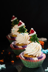 Christmas cupcakes