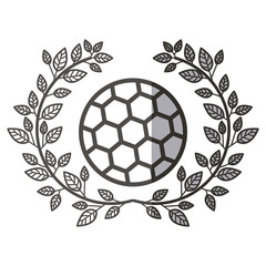 Obraz premium ball of golf icon. Sport hobby competition and game theme. Vector illustration