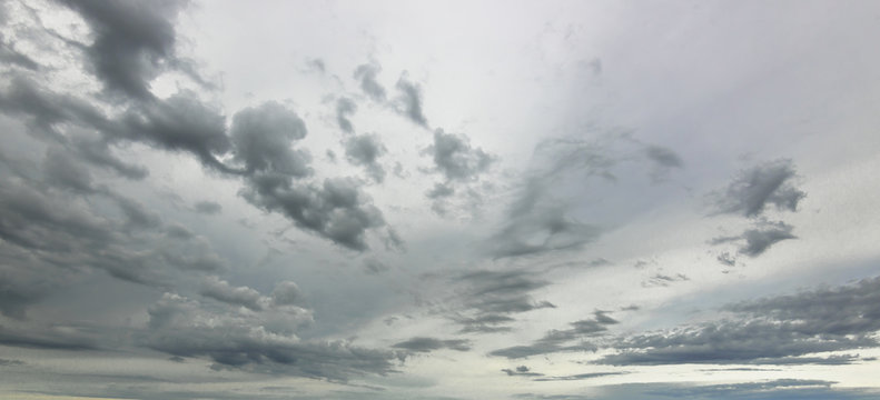 Fototapeta gray sky after the storm