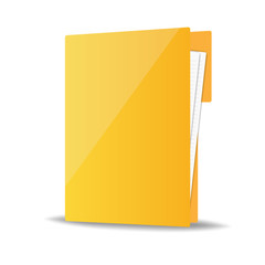 folder for papers. vector illustration