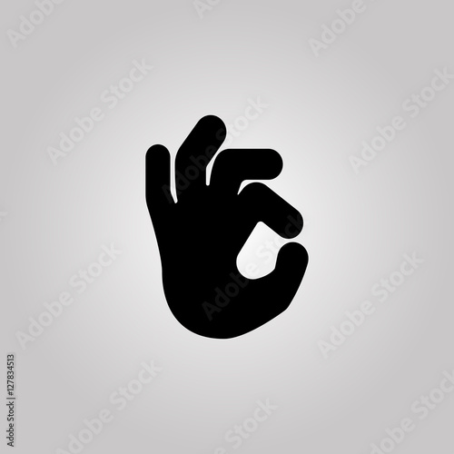 "Hand icon - OK" Stock image and royalty-free vector files on Fotolia