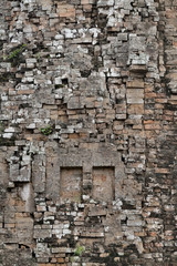 Brick wall facade, Pre Rup Temple, Siem Reap, Angkor, Cambodia