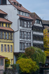 Strasbourg, part of nice house in Petite France area.