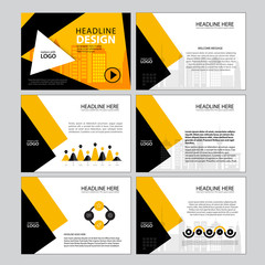 Obraz na płótnie Canvas Set of infographic Presentation Template , Infographic Element , Business infographic , Layout design , Modern Style.