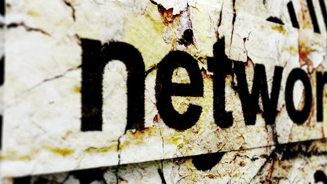 Network grunge concept 
