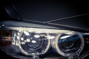 Obraz premium Car LED headlight