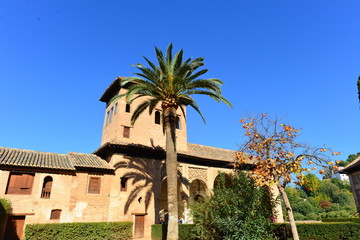 Fototapeta na wymiar Palacio del Partal Alhambra Granada Unesco Weltkulturerbe
