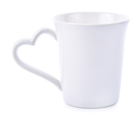 White coffee cup