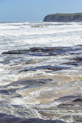 Waves and blue sky at Torres beach