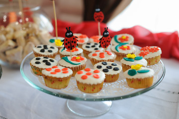 Ladybug Cookies red sweets party children